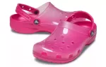 Crocs Jelly Crocs Sandálias Unissex Vermelhas Transparentes