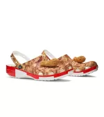 Crocs KFC x Classic Entupir ‘Impressão de frango frito’