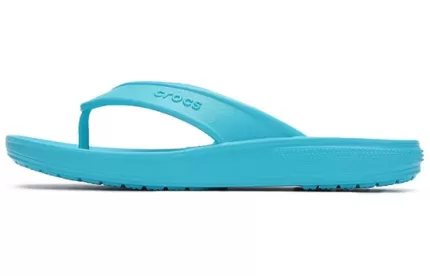 Crocs Kadee Chinelos leves e aconchegantes ao ar livre casuais azul celeste