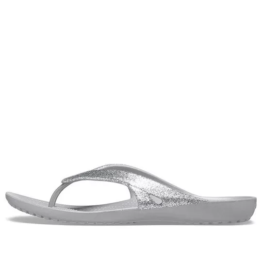 Crocs Kadee II Chinelos esportivos minimalistas e aconchegantes unissex prata