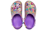 Crocs Lisa Frank x Classic Tamanco ‘Neon Purple Multi Hearts’