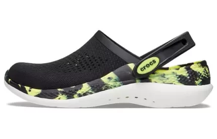 Crocs LiteRide 2.0 Clog ‘Preto Neon Amarelo’