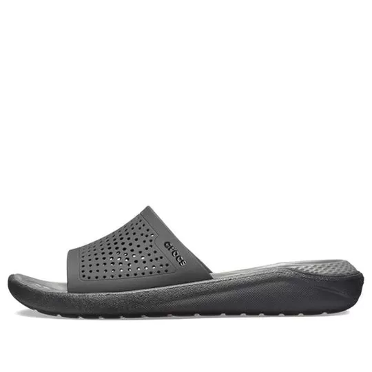 Crocs LiteRide Black Grey Sandálias ‘Black Grey’
