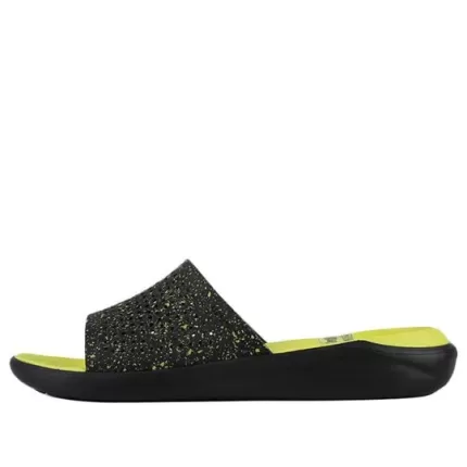 Crocs LiteRide Classic Chinelos esportivos unissex preto verde