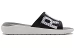 Crocs LiteRide LOGO Chinelos pretos unissex ‘Preto Branco’