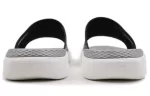 Crocs LiteRide LOGO Chinelos pretos unissex ‘Preto Branco’