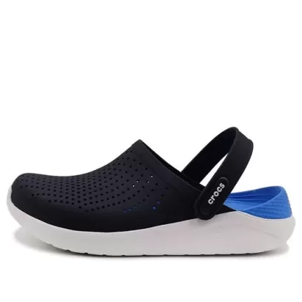 Crocs LiteRide Outdoor Salto Plano Sandálias Esportivas Azul