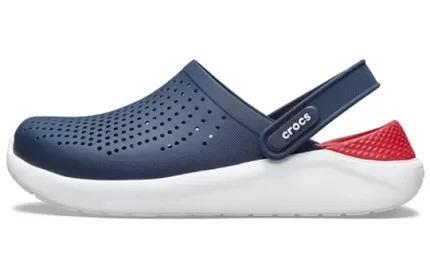 Crocs LiteRide Shoe Beach Sandálias Unissex Azul Vermelho