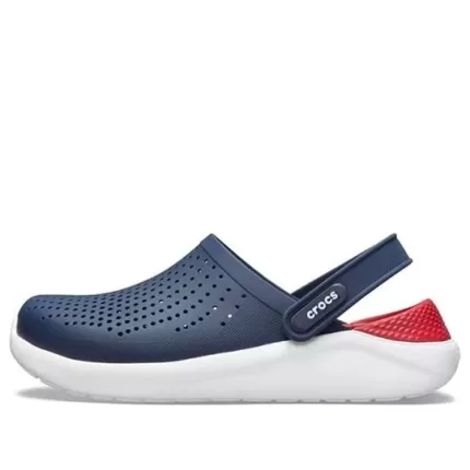 Crocs LiteRide Shoe Beach Sandálias Unissex Azul Vermelho