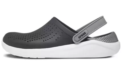 Crocs LiteRide Shoe Sandálias Preta Cinza Fumaça Unissex