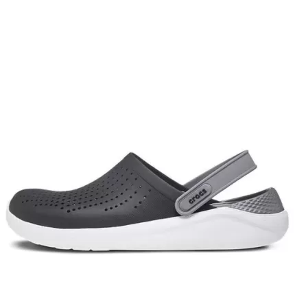 Crocs LiteRide Shoe Sandálias Preta Cinza Fumaça Unissex