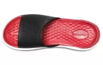 Crocs LiteRide Slides ‘Vermelho Preto Branco’