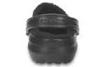 Crocs Mantenha-se aquecido, resistente ao desgaste, aconchegante, esportivo, unissex, sandálias pretas