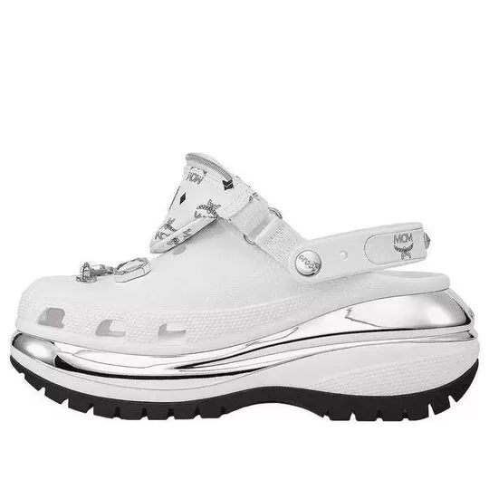 Crocs Mega Crush Clogs ‘Prata Branca’