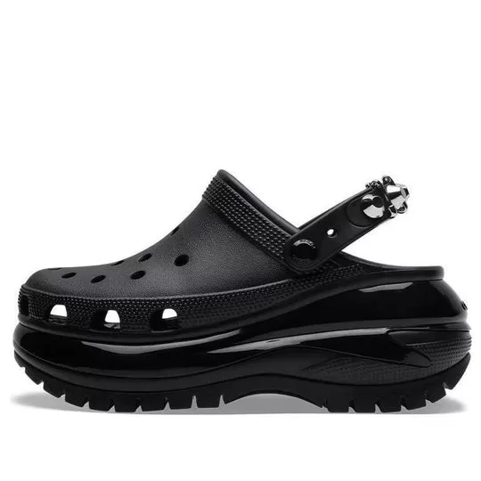 Crocs Mega Crush Rebel Rebel Tamanco Preto