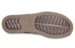 Crocs Mocassins planos marrons minimalistas e aconchegantes de cano baixo