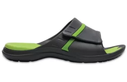 Crocs Modi Sapato Casual Unissex Preto Verde
