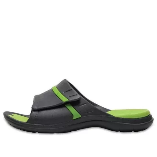 Crocs Modi Sapato Casual Unissex Preto Verde