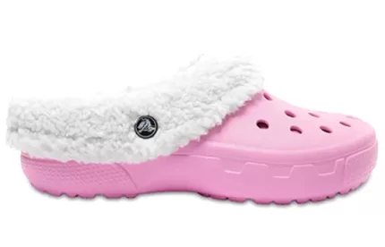 Crocs Mommoth Evo Clog Chinelos esportivos leves e resistentes ao desgaste para ficar aquecido rosa 12878-6U5