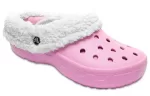Crocs Mommoth Evo Clog Chinelos esportivos leves e resistentes ao desgaste para ficar aquecido rosa 12878-6U5