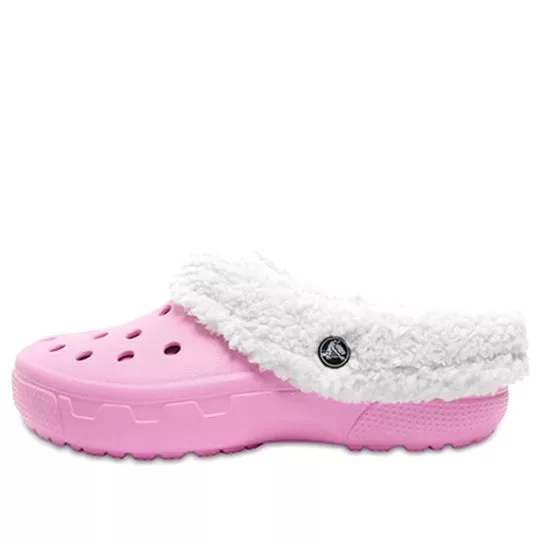 Crocs Mommoth Evo Clog Chinelos esportivos leves e resistentes ao desgaste para ficar aquecido rosa 12878-6U5