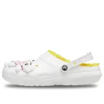 Crocs NEVERXCrocs Classic Aconchegante e quente Crocs Chinelos esportivos unissex multicoloridos