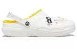 Crocs NEVERXCrocs Classic Aconchegante e quente Crocs Chinelos esportivos unissex multicoloridos