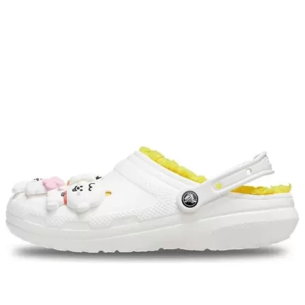 Crocs NEVERXCrocs Classic Aconchegante e quente Crocs Chinelos esportivos unissex multicoloridos