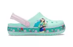 Crocs Padrão Engraçado Pequeno Crocs Outdoor Sports Big Boys Sandálias Verde Menta