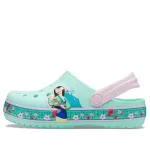 Crocs Padrão Engraçado Pequeno Crocs Outdoor Sports Big Boys Sandálias Verde Menta