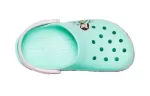 Crocs Padrão Engraçado Pequeno Crocs Outdoor Sports Big Boys Sandálias Verde Menta