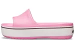 Crocs Plataforma Crocband Slide Sola Grossa Chinelos Rosa