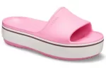 Crocs Plataforma Crocband Slide Sola Grossa Chinelos Rosa
