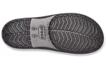 Crocs Plataforma Crocband Slides ‘Preto Cinza Branco’