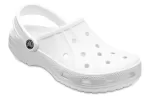 Crocs Ralen Clog Outdoor Salto Plano Sandálias Esportivas Brancas 15907-100