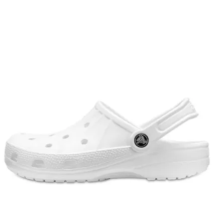 Crocs Ralen Clog Outdoor Salto Plano Sandálias Esportivas Brancas 15907-100