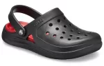 Crocs Reviva Beach Sandálias Preto Vermelho