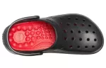 Crocs Reviva Beach Sandálias Preto Vermelho