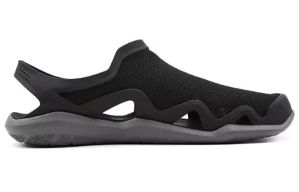 Crocs Sandália Onda Swiftwater ‘Preto Cinza’