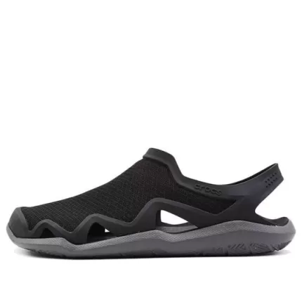 Crocs Sandália Onda Swiftwater ‘Preto Cinza’