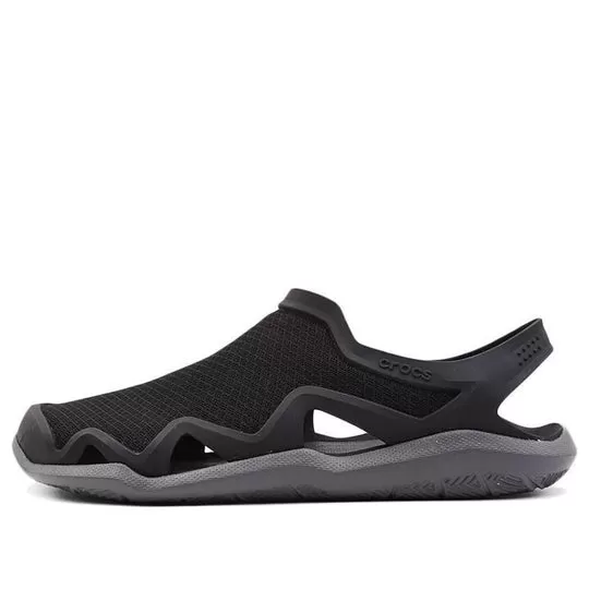 Crocs Sandália Onda Swiftwater ‘Preto Cinza’
