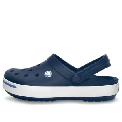 Crocs Sandálias Crocband Beach Unissex Azul 11989-42T