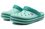 Crocs Sandálias Crocband Leves e Resistentes ao Desgaste Unissex Verde Menta 11016-3R6