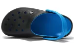 Crocs Sandálias Esportivas Leves e Aconchegantes Resistentes ao Desgaste Unissex Pretas Azul ‘Black Blue’
