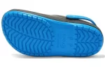Crocs Sandálias Esportivas Leves e Aconchegantes Resistentes ao Desgaste Unissex Pretas Azul ‘Black Blue’