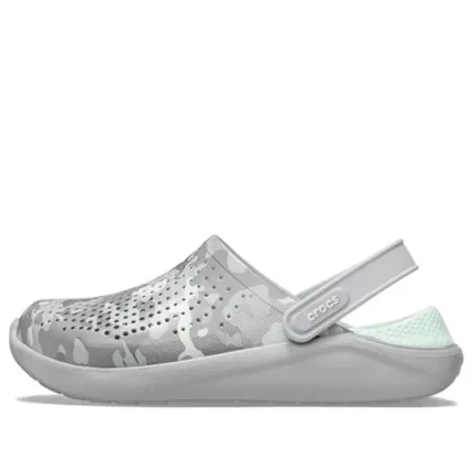 Crocs Sandálias LiteRide Printing Cinza Verde