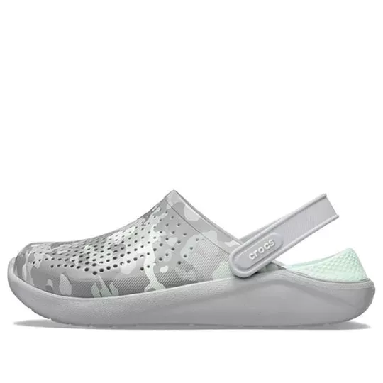 Crocs Sandálias LiteRide Printing Cinza Verde