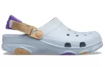 Crocs Sandálias Outdoor Beach Unissex Azul Cinza