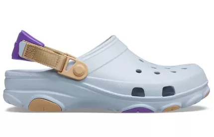 Crocs Sandálias Outdoor Beach Unissex Azul Cinza