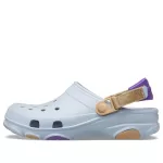 Crocs Sandálias Outdoor Beach Unissex Azul Cinza